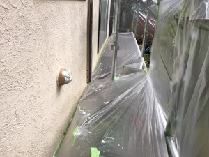 外壁の養生