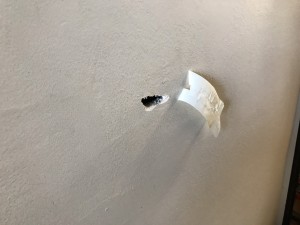 室内の壁補修工事