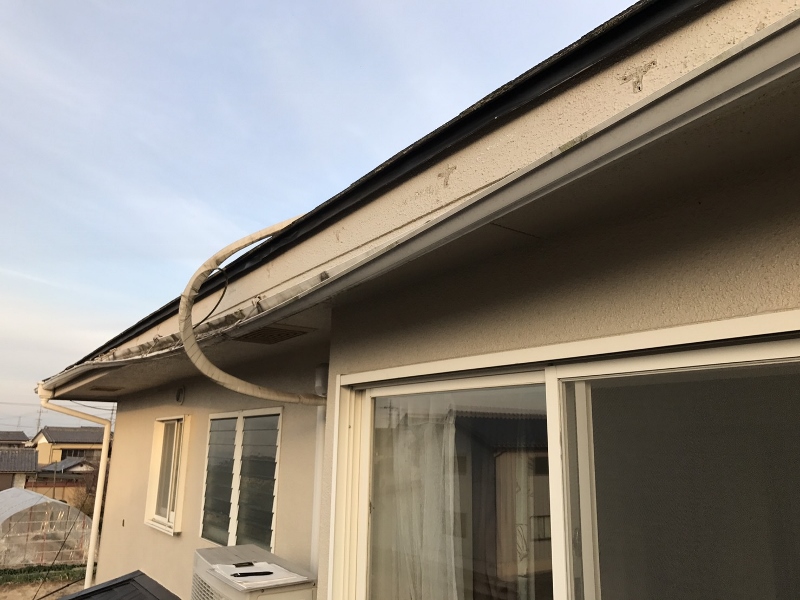雨どい交換 施工前
