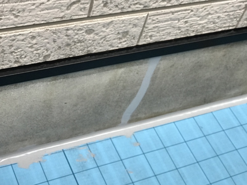 ベランダクラック補修