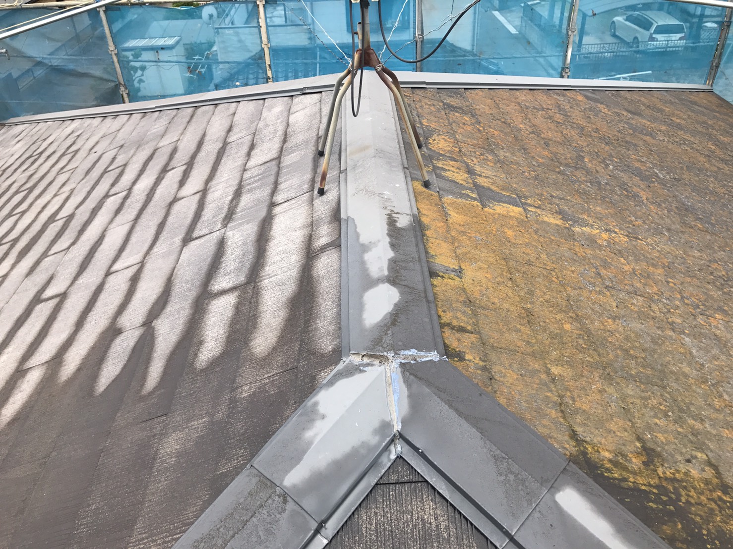 高圧洗浄前の状態