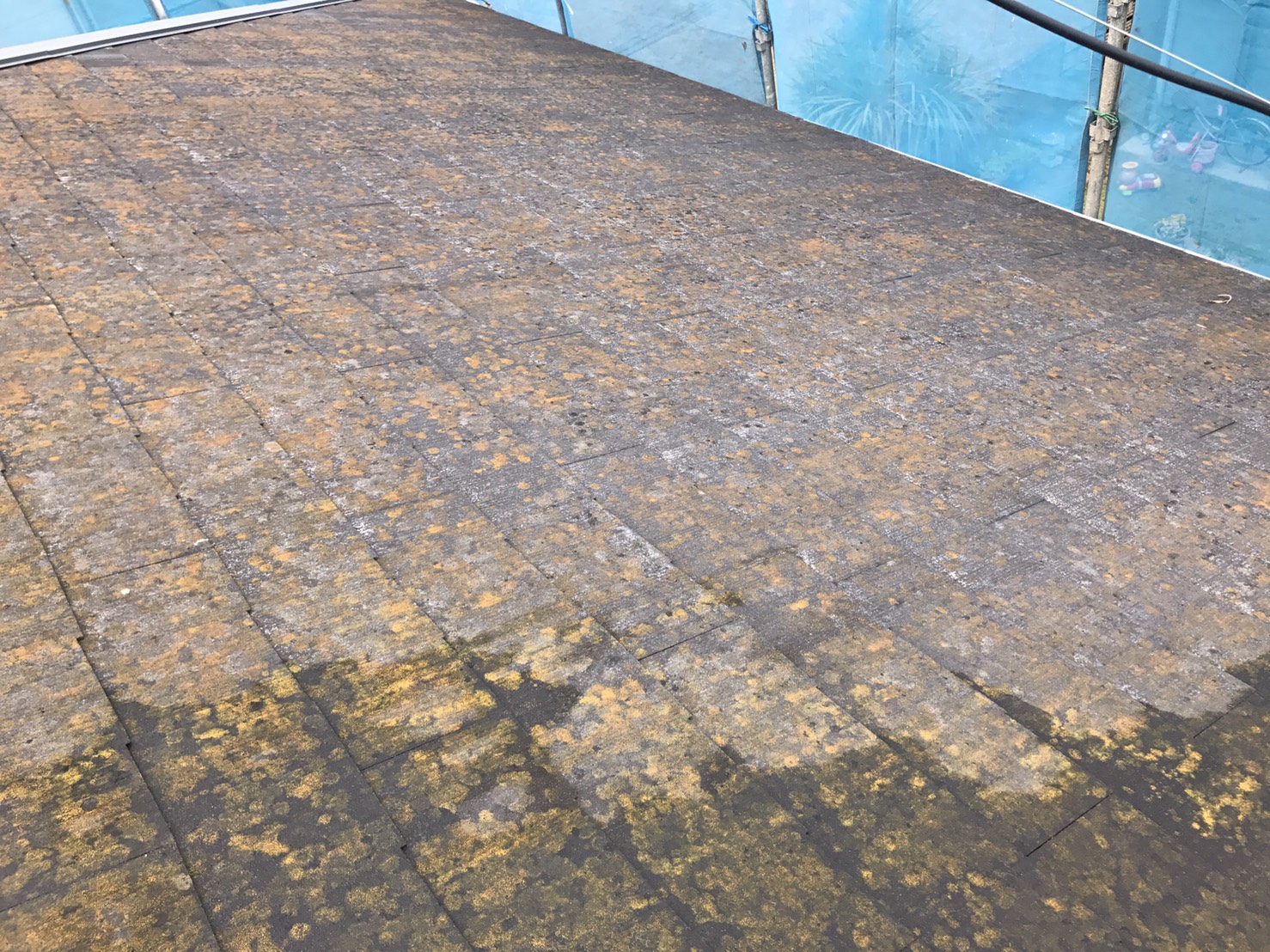 高圧洗浄前の状態