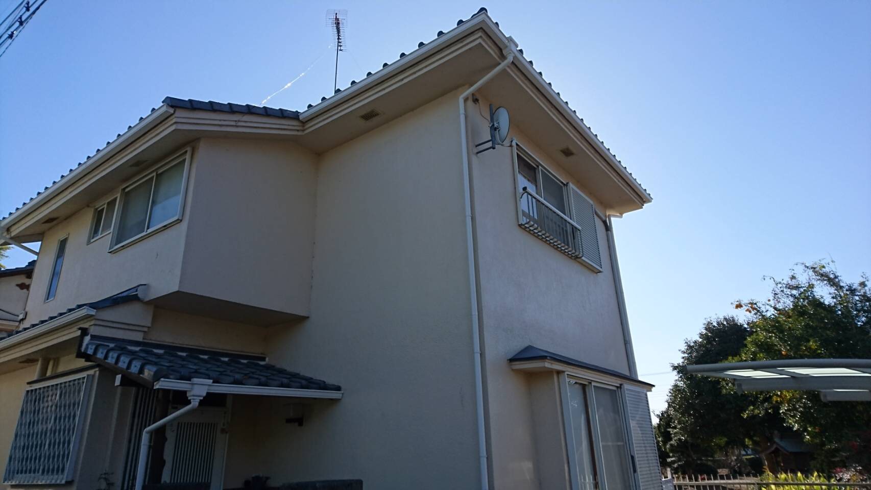 足場組み立て前