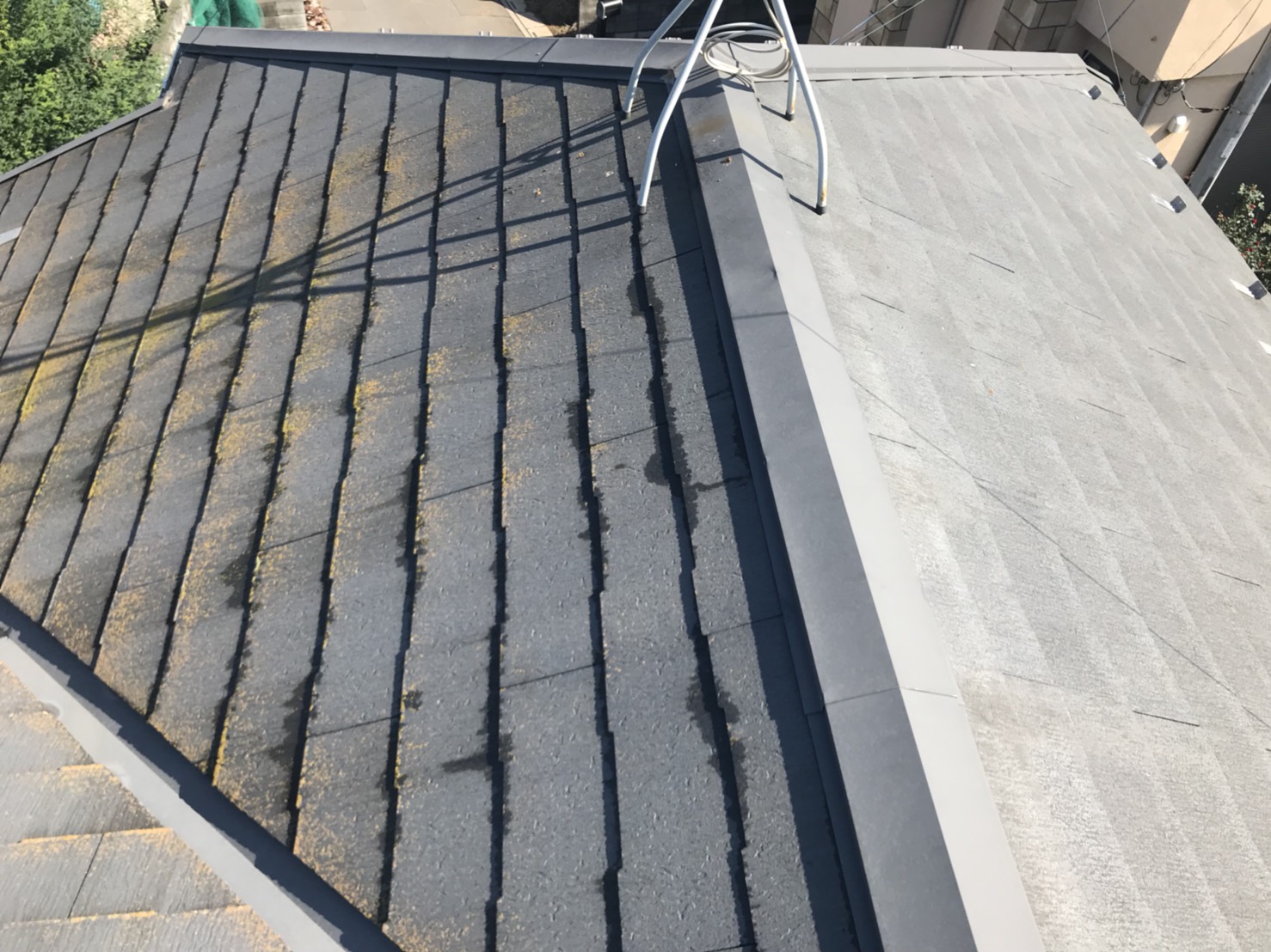 屋根の塗装工事の現場調査・見積もり