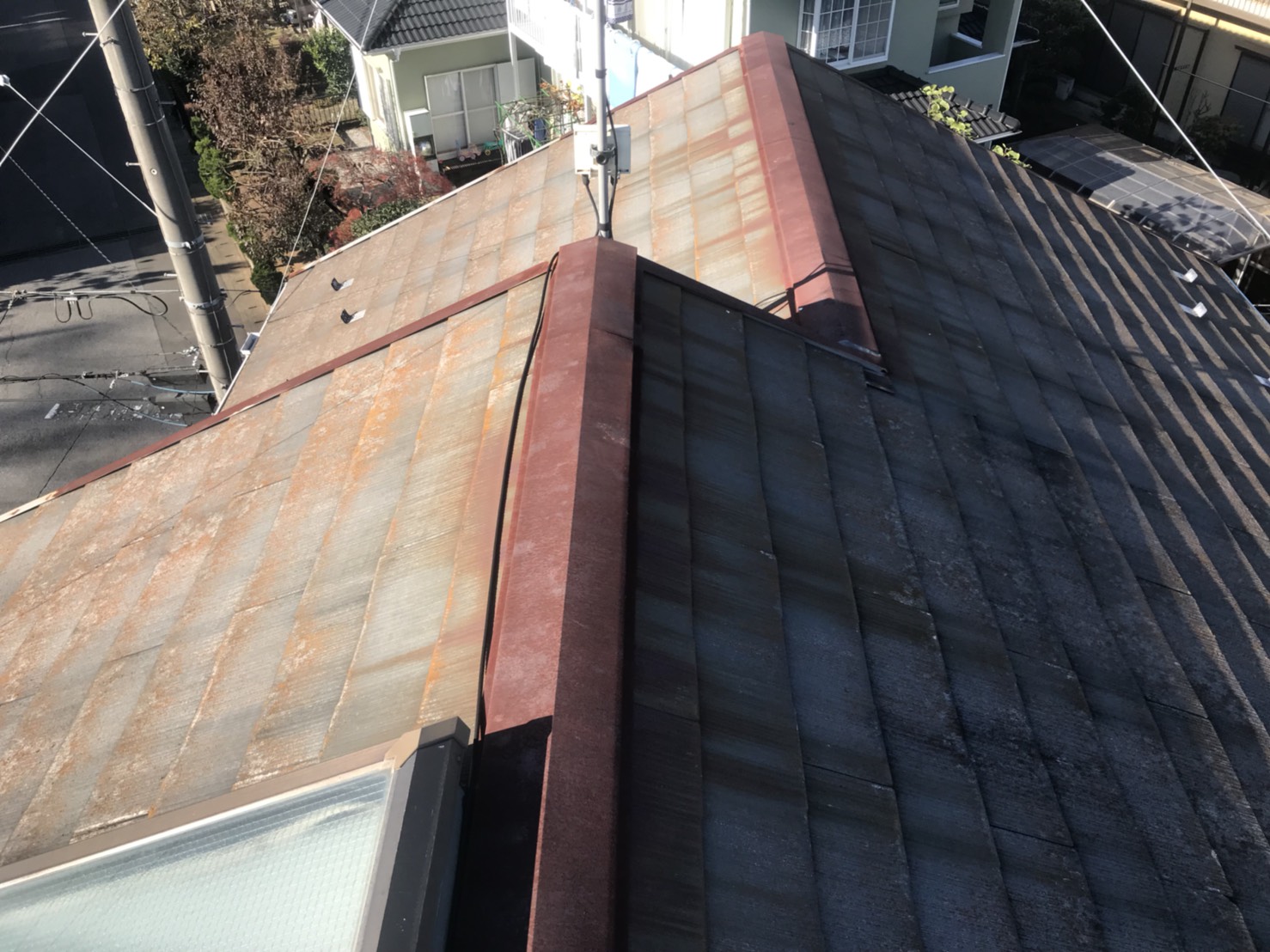 屋根の状態(錆)