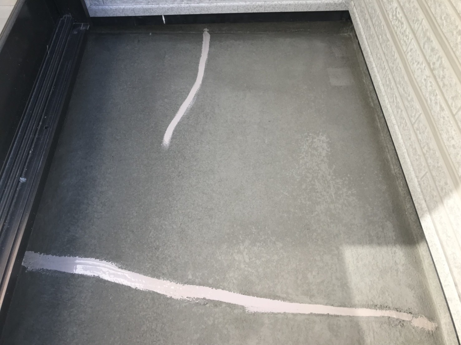 クラック補修後