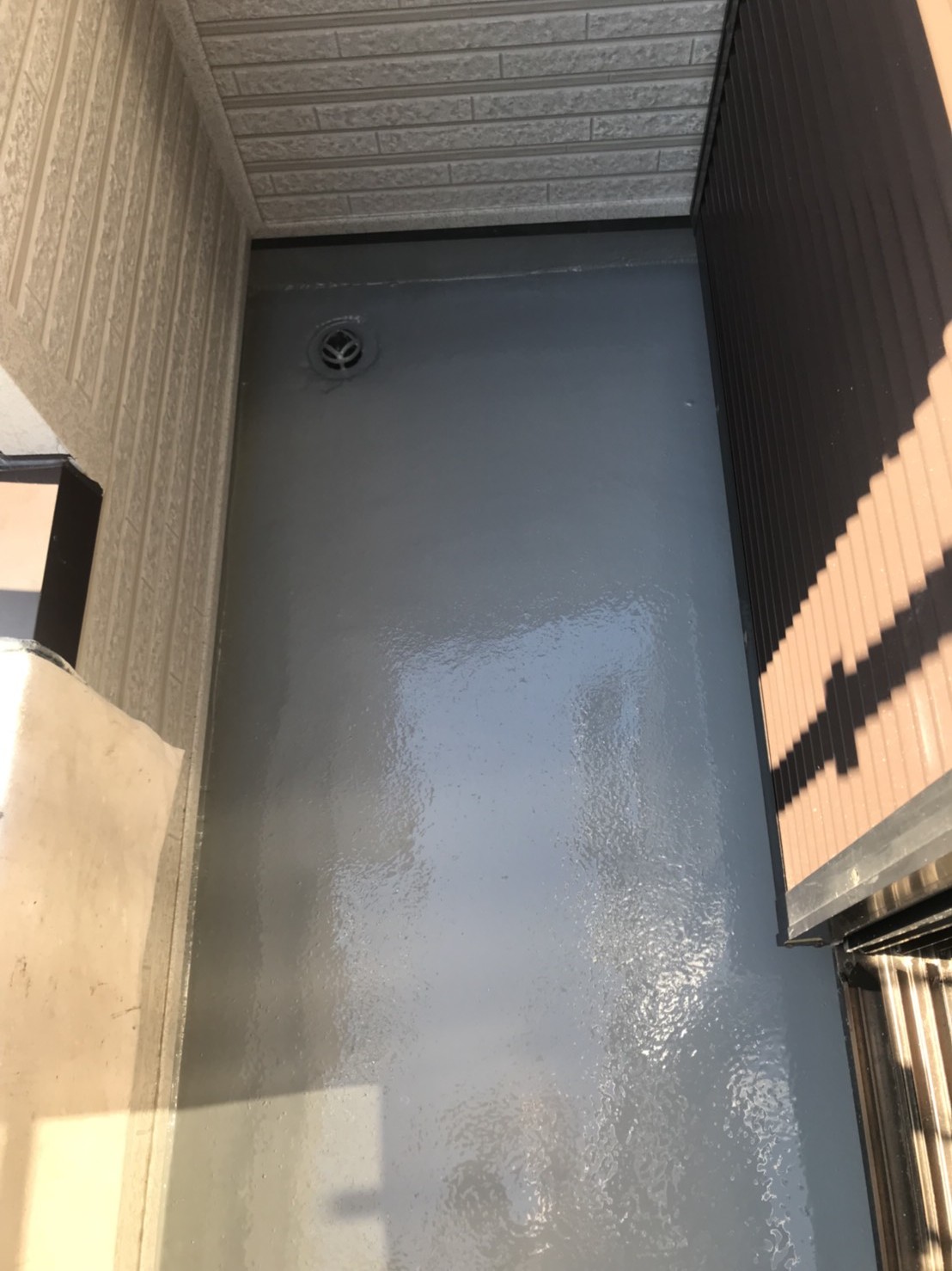 ウレタントップコート塗布後