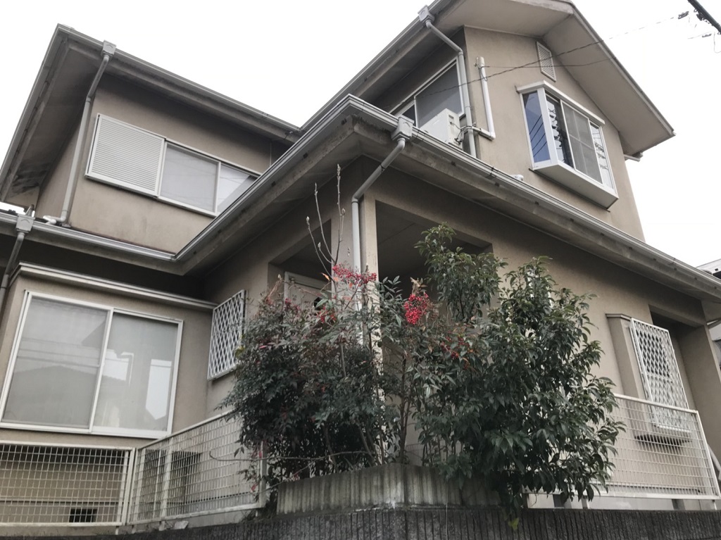 木造戸建ての塗装工事