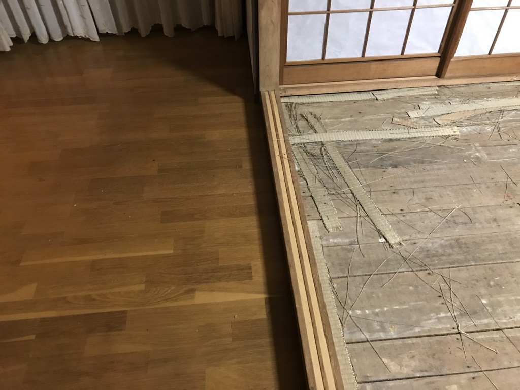 和室と洋室の仕切り