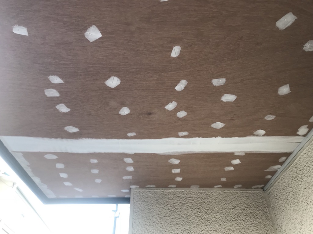 天井の塗装工事