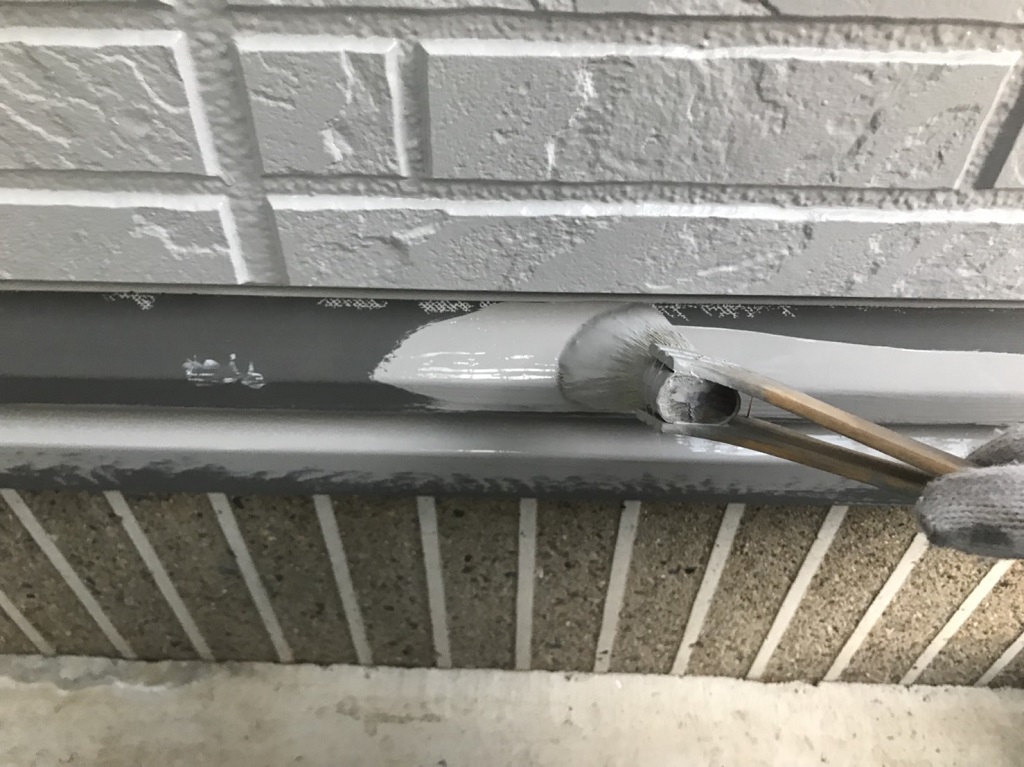 水切りの板金塗装前