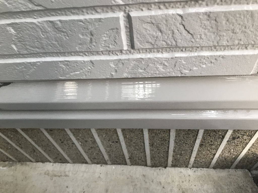 水切りの板金塗装後