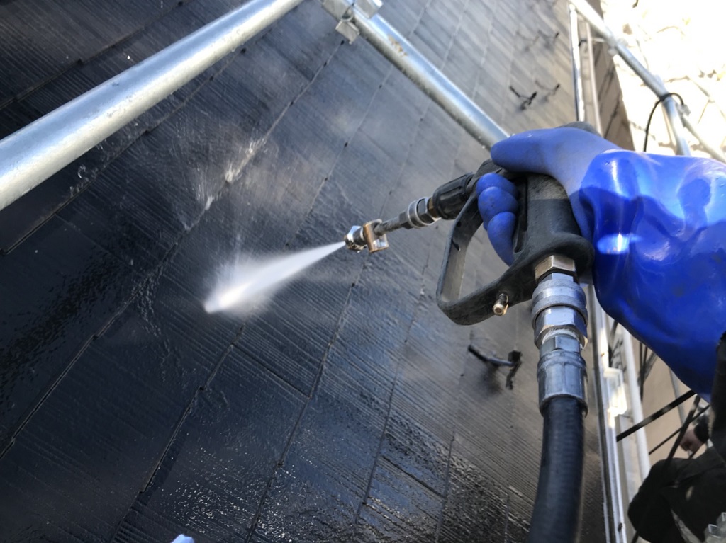 屋根の水洗い洗浄