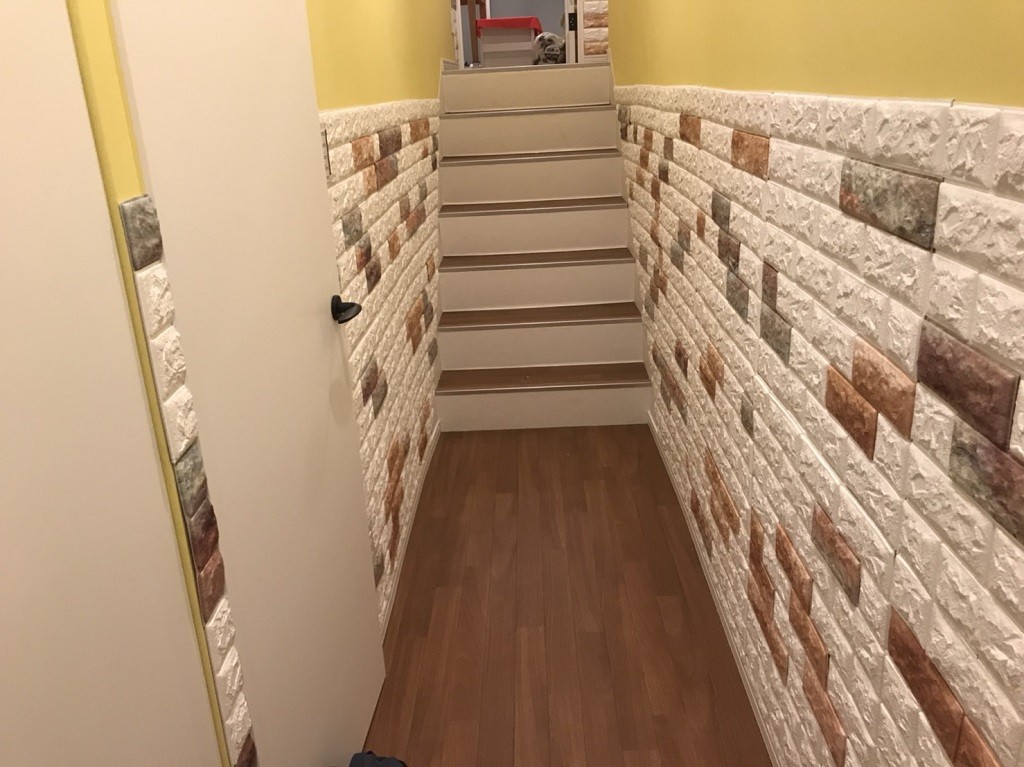 クッションブリックの内装工事の施工完了