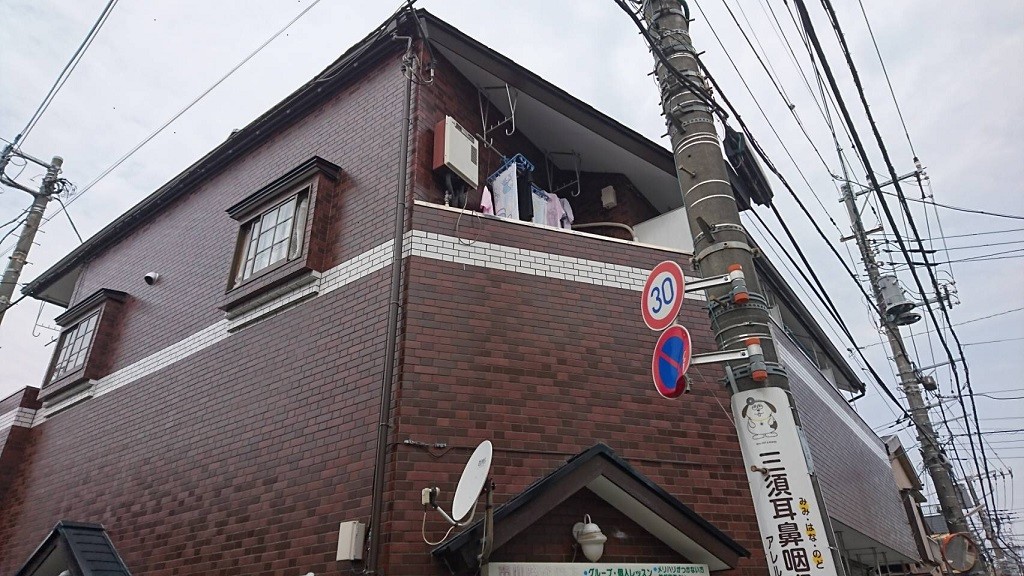 仮設足場の解体