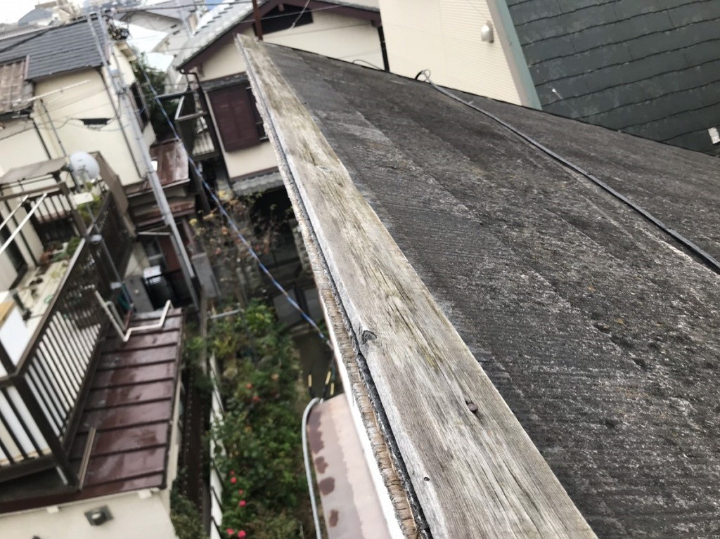 棟板金からの雨漏り