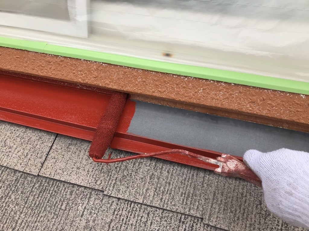 板金部の錆止め塗装