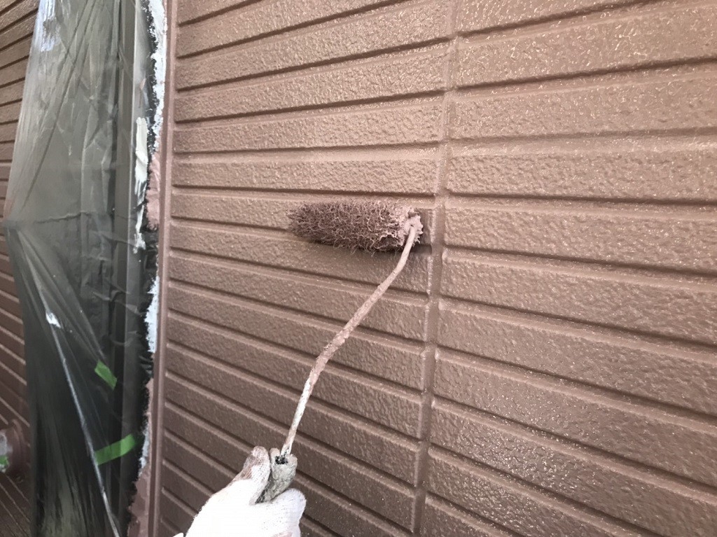 外壁の塗り替え（上塗り塗装）