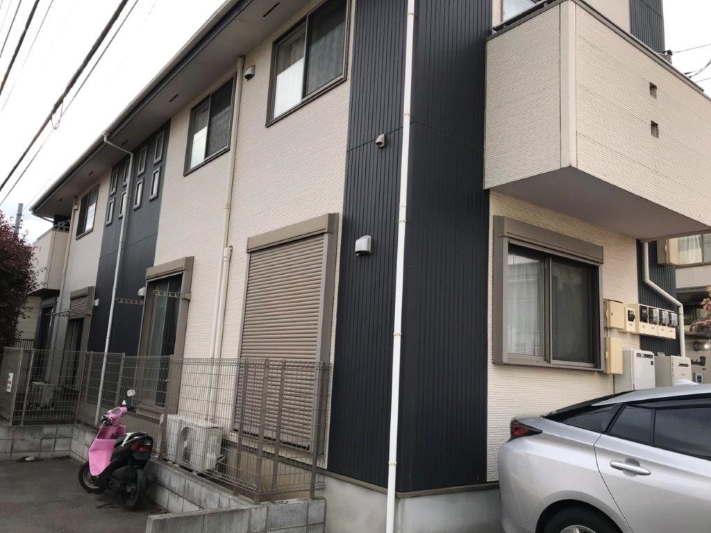 アパートの外壁・屋根の現場調査